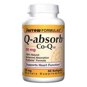  Jarrows Formulas Q absorb, 30 mg Size 60 Softgels Health 