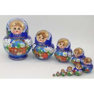  10 pcs. Russian Nesting Doll (#3093): Everything Else