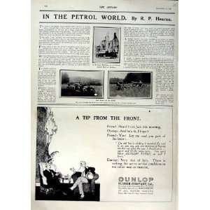   1916 ADVERTISMENT DUNLOP MOTOR YRES WOLSELEY DAIMLER