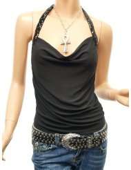  sequin halter   Clothing & Accessories