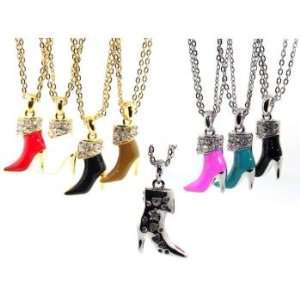  High Heel Shoe Necklaces. Gold Case Pack 3: Everything 