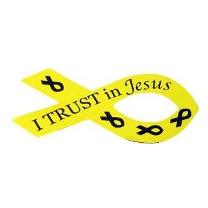  I Trust Jesus Fish Magnets: Toys & Games