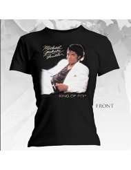 Michael Jackson   Thriller Juniors Girls S/S T Shirt In Black