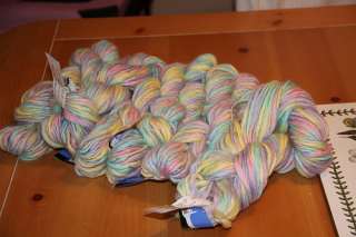  Hop Multi Color Pastel Bulky Wool Yarn #7231 Dreamz 6 Hanks  
