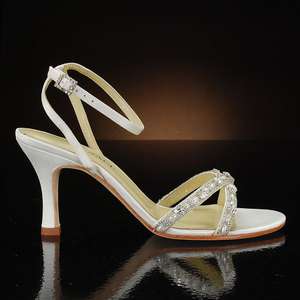 Grace Lindsey Size 5 off white wedding shoes with beading and 