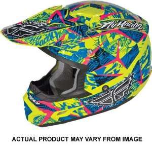  Fly Youth Trophy II Full Face Helmet Small  Off White 
