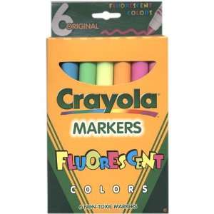  Crayola Flourescent Broad Line Markers 6 CT: Toys & Games