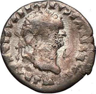 TITUS 80D Rare Authentic Ancient Silver Roman Coin THRONE  