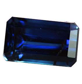 21ct UNHEATED Dynamic Emerald Intense Blue Sapphire  