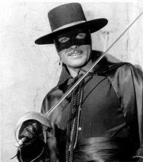 Guy Williams as the TV Zorro