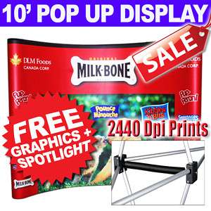 Trade Show Exhibits Booth Pop Up Banner Display GRAPHIC  