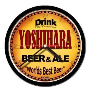  YOSHIHARA beer and ale cerveza wall clock: Everything Else