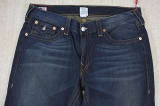 True Religion Mens Jeans Billy Boot Cut Size 38 (Twotimer Dark Wash 