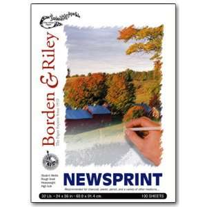  Artist Newsprint Pad 18x24 Inch 50 Sheets Pack of 3 pads 