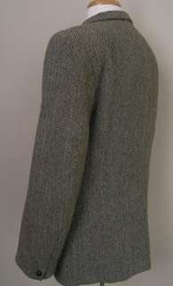 Harris Tweed Dunn & Co Vintage Tweed Blazer 40R Gray  