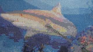 1712x1038mm underwater mosaic tile art in pre made panels   shark 