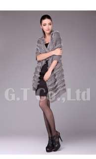 0458 New style winter rabbit fur Coat Jacket overcoat garment outwear 