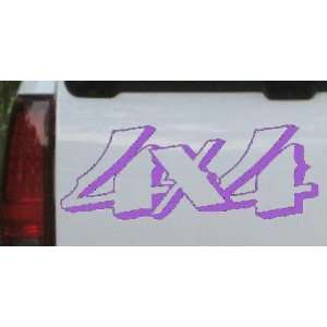  7.9in X 3in Purple    4X4 Off Road Car Window Wall Laptop 