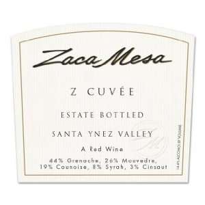  2007 Zaca Mesa Santa Ynez Z Cuvee 750ml: Grocery & Gourmet 