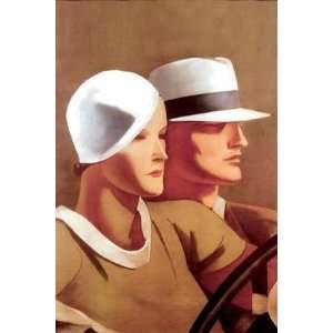  Couple Driving Poster Print: Home & Kitchen