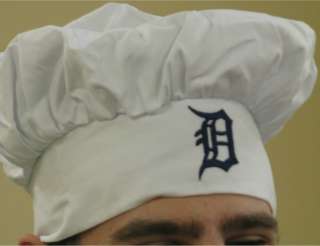 Detroit Tigers White Chef Hats Brand New In Plastic  