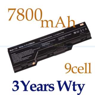 7800mAh Battery for DELL XPS M1730 312 0680 HG307 WG317  