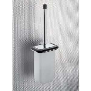  Gedy 4333 03 13 Wall Mounted Frosted Glass Toilet Brush 