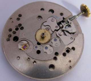 used AS 1538   1539 round complete watch movement for parts 
