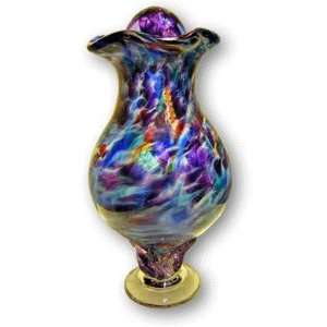  Glass Funeral Urn Sacred Rainbow