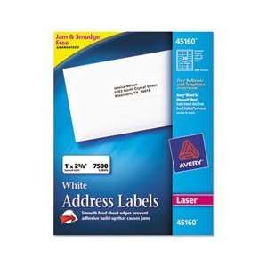   Laser Printers, 1 x 2.625 Inches, Box of 7500 (45160): Office Products