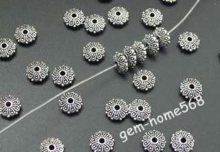 70 Tibetan Silver Bali Rondelle Beads Spacers B900  