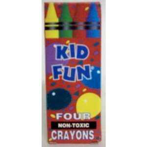  4 Pack Kid Fun Crayons: Toys & Games