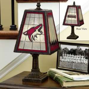  Phoenix Coyotes Official 14 Art Glass Lamp: Everything 