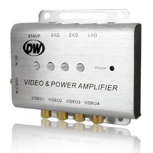   power Amplifier with 4 video ports and 3 DC ports: Car Electronics