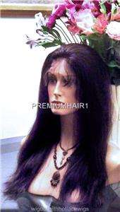 Full Lace Wig 100% Human Hair Indian Remy Remi 120% Density Choose 