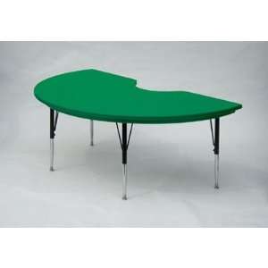  Quick Ship: Kidney Shaped Plastic Activity Table with 