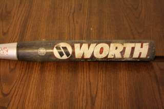 28 oz 2001 Worth 3DX ASA Softball Bat Non Recert 100MPH  