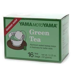 Yama Moto Yama Green Tea, 16 small bags (Pack of 1):  