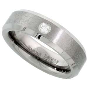  Free TUNGSTEN CARBIDE 6 mm (1/4 in.) Comfort Fit Flat Wedding Band 
