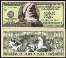 900 Christmas Bills Santa, Reindeer, Angel, Snowmen, Tree, Stocking 