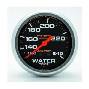  Auto Meter 5433 Mechanical Liquid Water Temperature Gauge 