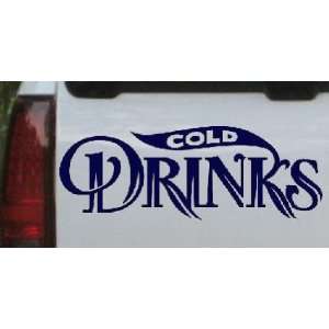 Cold Drinks Advertising Window Decal Business Car Window Wall Laptop 