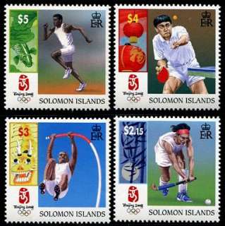 SOLOMON ISLANDS Sc.# 1114 17 Olympics Stamps Wholesale  