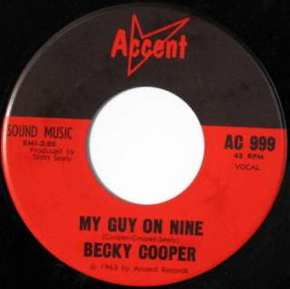 BECKY COOPER Patiently TEEN Ballad 45 HEAR IT  