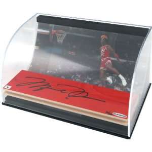 Michael Jordan Chicago Bulls Autographed Game Used United Center Floor 