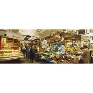  Group of People Shopping in a Shopping Market, Stuttgart 