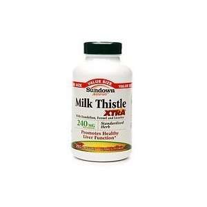  Sundown Milk Thistle XTRA 240 mg.   250 capsules: Health 