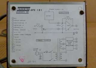 Thornton Amplifier Power Supply Type ASP 101  