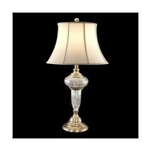 Dale Tiffany GT60647 Westminister Table Lamp, Antique Brass and Fabric 