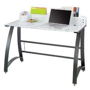  Safco Xpressions Glass Top Laptop Desk: Office Products